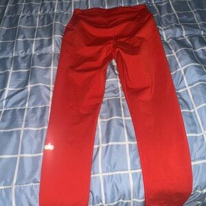 ALO Yoga women Vibrant Red Leggings